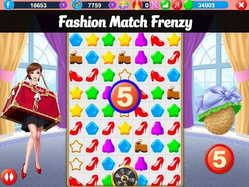 Fashion Match Frenzy Game Screenshot